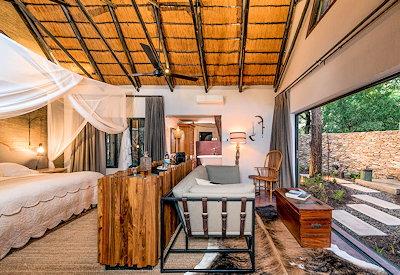 Private and intimate safari suites