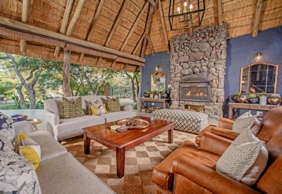 Central guest area at Savanna Private Lodge