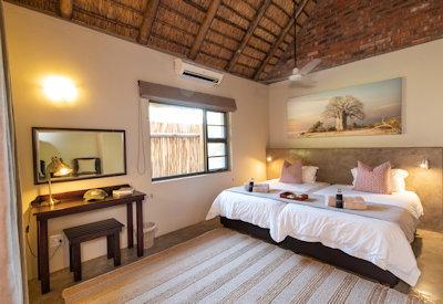 Air-conditioned safari rooms