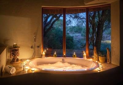 Luxury suites overlooking the Monwana River