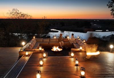 Hilltop Lodge overlooking the Nhlaralumi River and dam