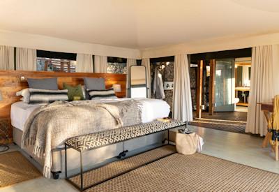 Simbavati offers pavilion style luxury tents
