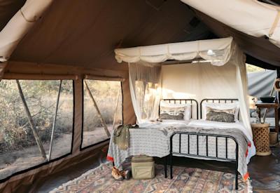 Just four tents for private safaris