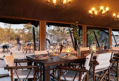 Indoor dining area and property amenities