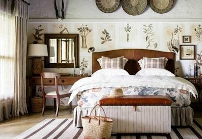 Singita farmhouse styled bedrooms