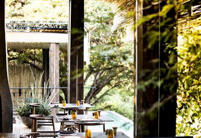 Main dining area at Sweni