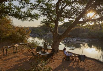 A safari experince with untouched african landscapes