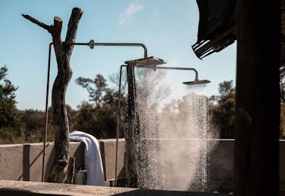 Outdoor showers for the romantics out there