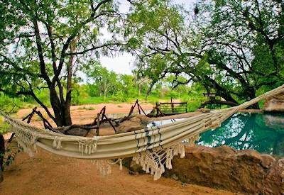 Relax with views of the nature reserve