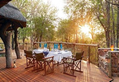 Breakfast at sun rise