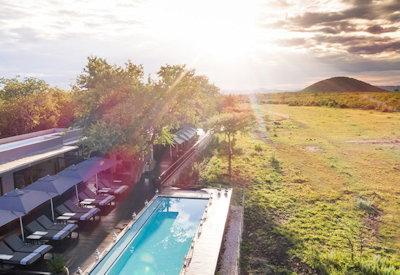 Views from the swimming pool