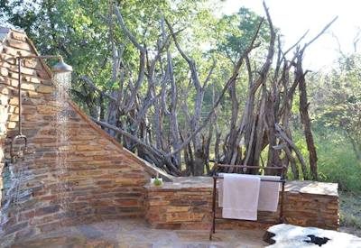 Beautiful outdoor shower