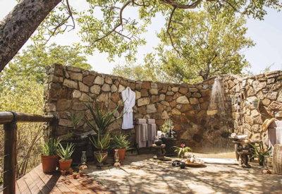 Stunning outdoor shower