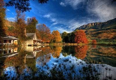 Mountain Farmhouse in the Kamberg Valley