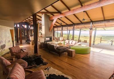 Central guest area with a beautiful lounge