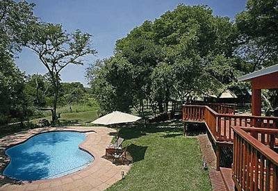 Wooden viewing deck and cool