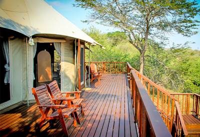 Tented Camp in the Thula Thula Game Reserve