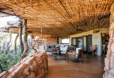 Private and shaded viewing deck