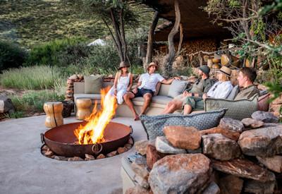 Homestead offers up a stunning firepit area