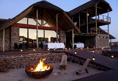 Fire pit under those Desert skies