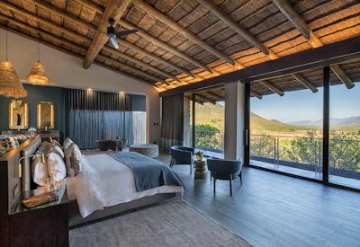 Thatched safari suites and room all with incredible views