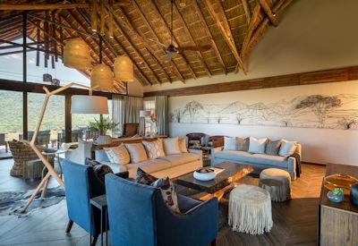 A distinguished lodge in a malaria free reserve