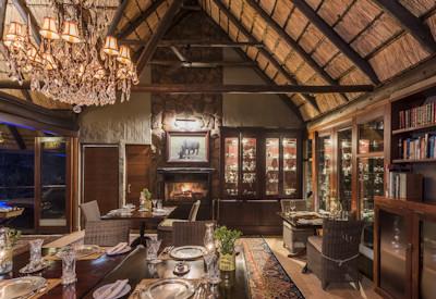 Thatched surroundings and opulent spaces