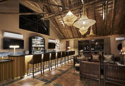 Main thatched bar area in the Waterberg biosphere reserve