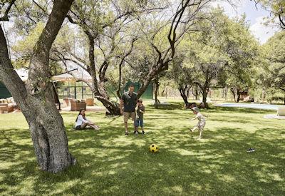 A serene atmosphere for families