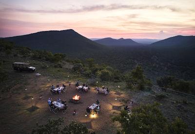 Dinner under the starts and child friendly activities