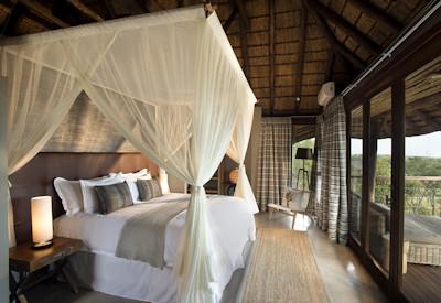 The amazing honeymoon suite at the safari lodge