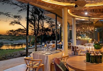 Main dining room with views