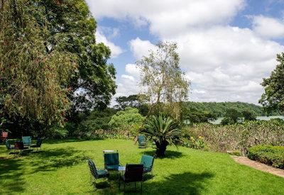 beautiful and tropical hotel grounds