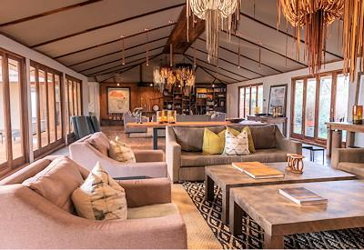 Central guest lounge area