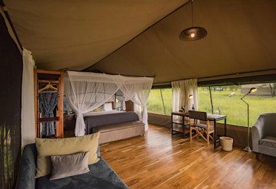 Luxury tented camp suites