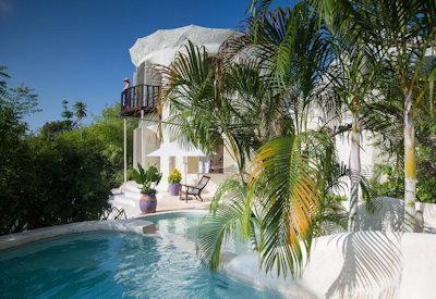 Main infinity pool at the beach lodge