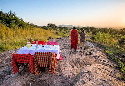 Sundowners on the Moru Kopjes