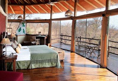 Large thatched safari suites