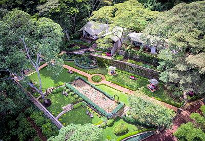 the beautiful gardens at Gibb's