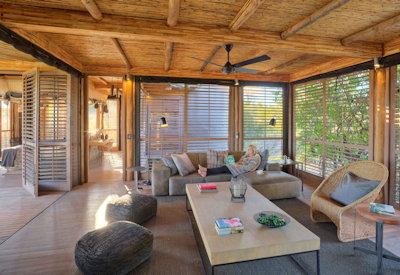 Classic safari lounge area
