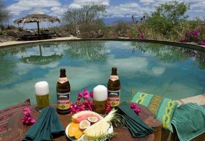 Lunch served at the lodge