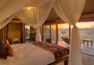 Beautifully appointed tented suites