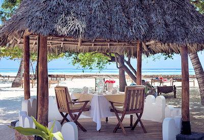 The restaurant at Diamonds Mapenzi