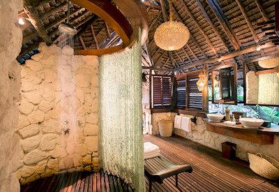 Large and luxurious bathrooms