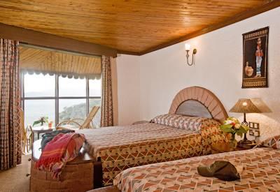 Spacious and clean safari bedroom
