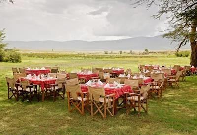 Lunch on the volcanic floor