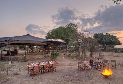 A small and intimate safari camp