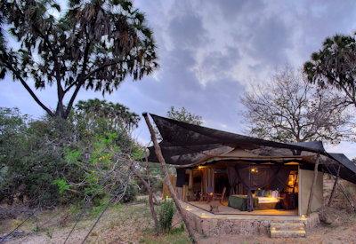 Positioned in the wilds of the Selous
