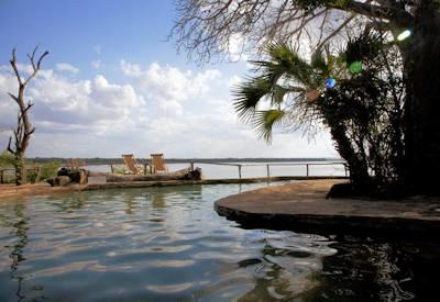 Sand Rivers views from swimming pool