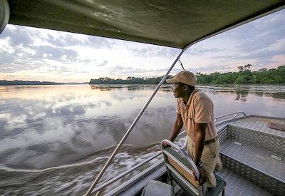 Boat safaris in the Rufiji River Delta